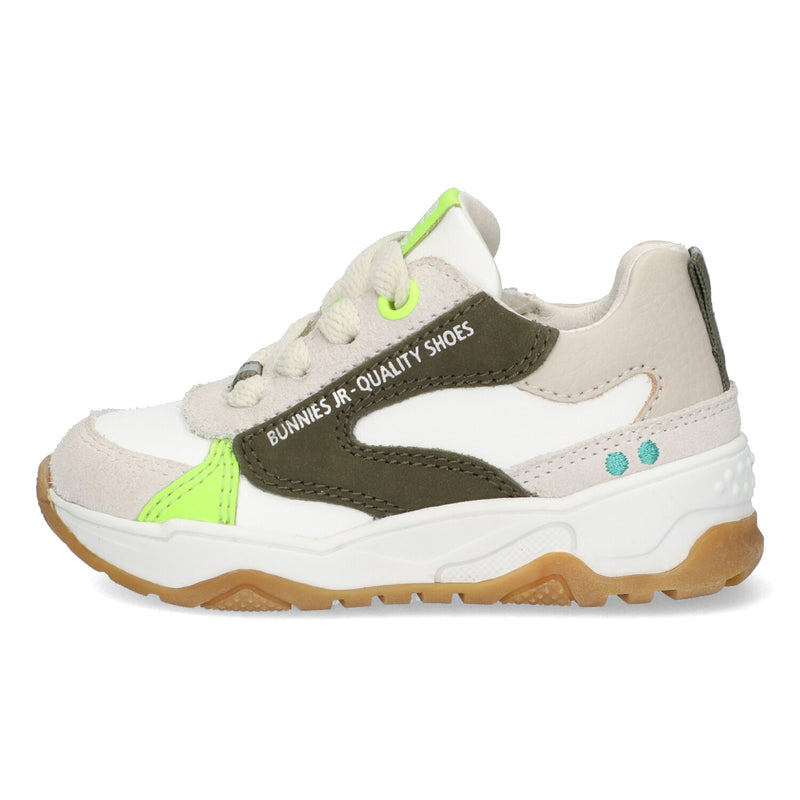 Ciske Chunky Lage Sneakers Jongens Offwhite Wit Groen