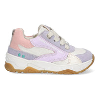 Ciske Chunky Lage Sneakers Meisjes Paars Lila Roze Zilver