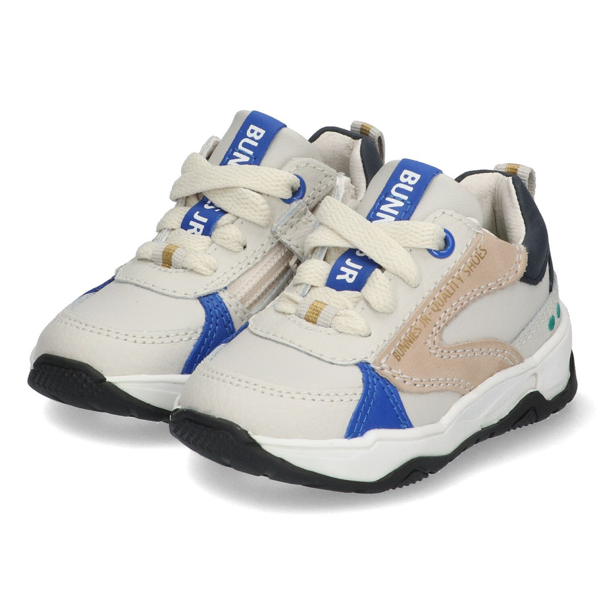 Ciske Chunky Lage Sneakers Jongens Grijs Beige Blauw