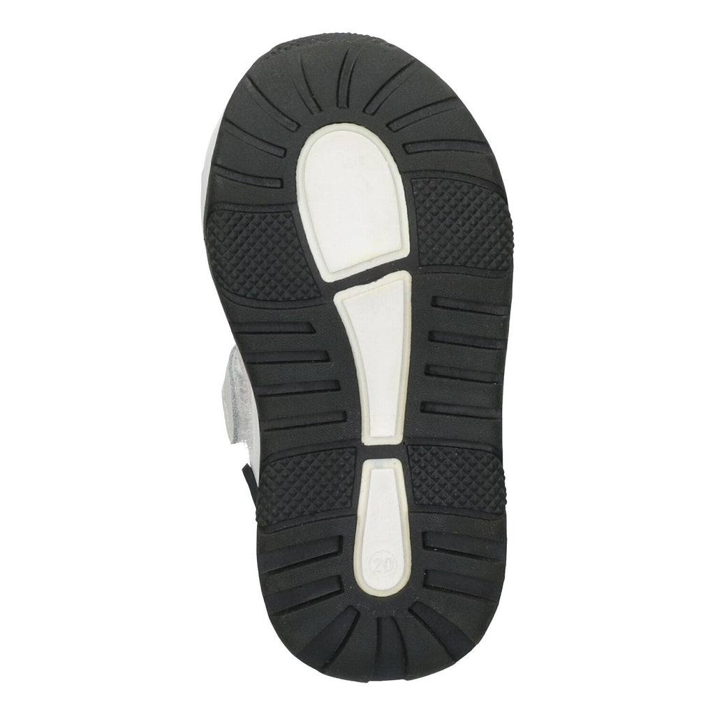 Cody Chunky Lage Sneakers Jongens Grijs Wit Rood Zwart