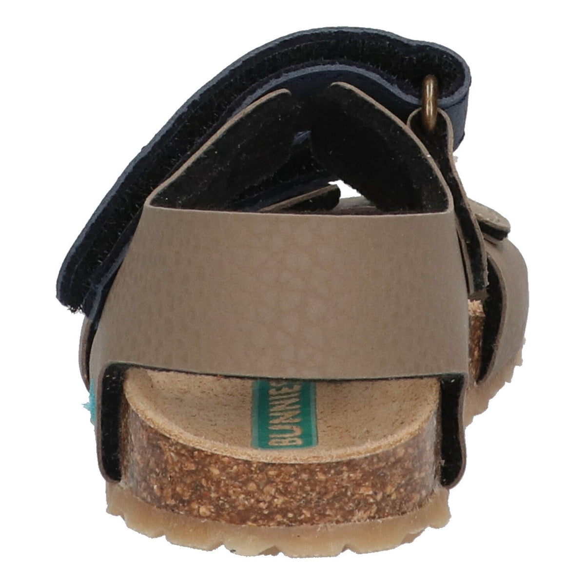 Bas Beach Sandalen Jongens Taupe Donkerblauw
