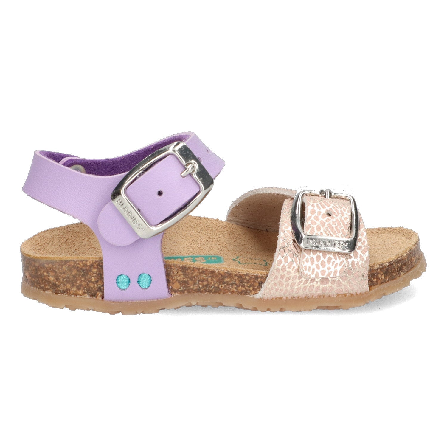 Babette Beach Sandalen Meisjes Paars Roze Print