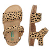 Bimi Beach 224408-703 Sandalen Meisjes Beige Print