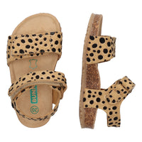Bimi Beach 224408-703 Sandalen Meisjes Beige Print