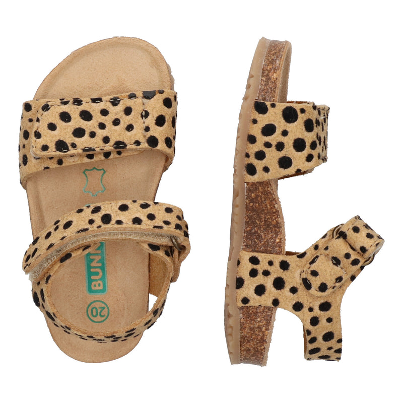 Bimi Beach 224408-703 Sandalen Meisjes Beige Print