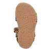 Bimi Beach 224408-703 Sandalen Meisjes Beige Print