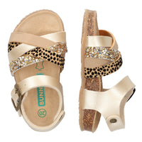 Becky Beach 224410-694 Sandalen Meisjes Goud Goud Print