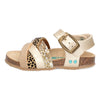 Becky Beach 224410-694 Sandalen Meisjes Goud Goud Print