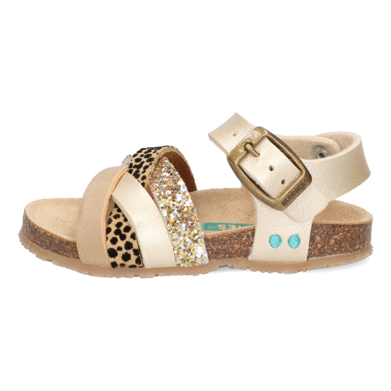 Becky Beach 224410-694 Sandalen Meisjes Goud Goud Print