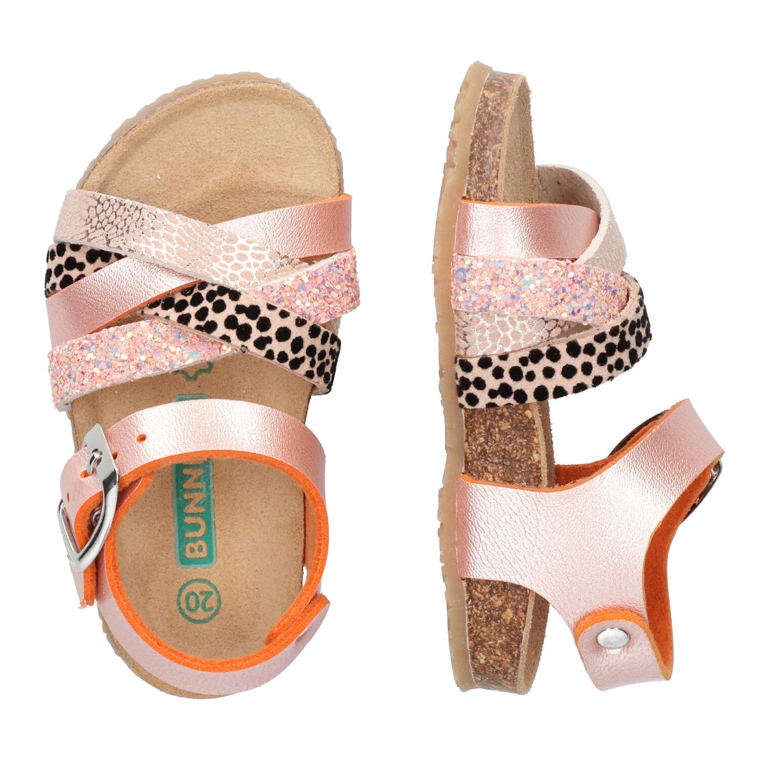 Becky Beach Sandalen Meisjes Roze Print