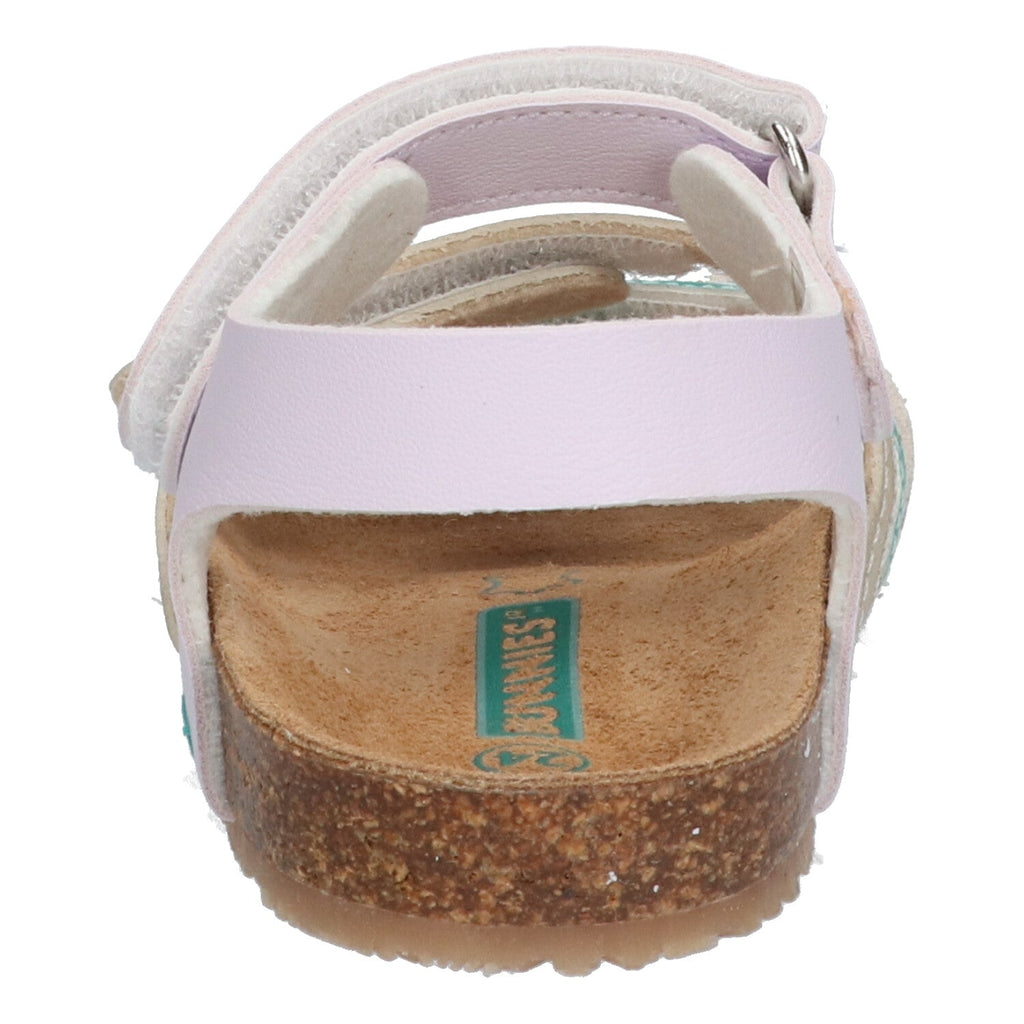 Babs Beach Sandalen Meisjes Paars Blauw Print