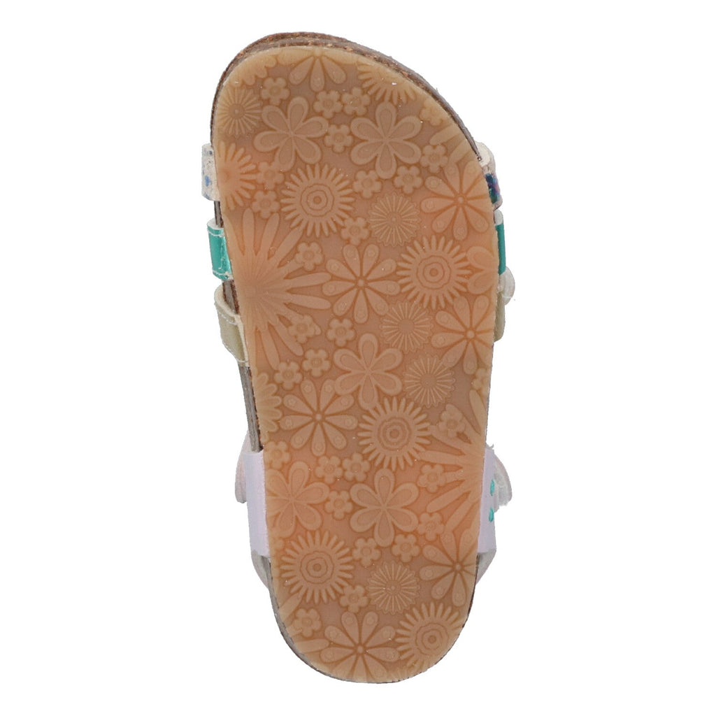 Babs Beach Sandalen Meisjes Paars Blauw Print