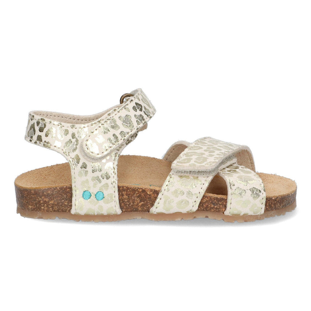 Bibi Beach Platte Sandalen Meisjes Goud Print