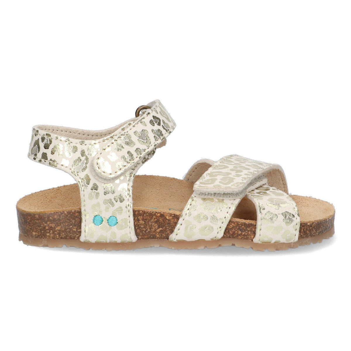 Bibi Beach Platte Sandalen Meisjes Goud Print