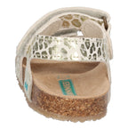 Bibi Beach Platte Sandalen Meisjes Goud Print