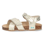 Bibi Beach Platte Sandalen Meisjes Goud Print