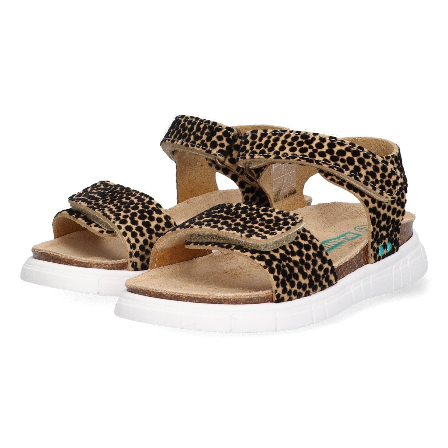 Bregje Beach Sandalen Meisjes Bruin Dots