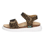 Bregje Beach Sandalen Meisjes Bruin Dots