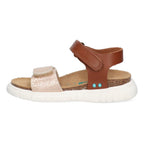 Bregje Beach Sandalen Meisjes Cognac Roze
