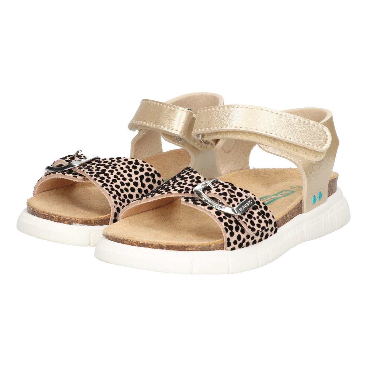 Bree Beach Sandalen Meisjes Goud Print