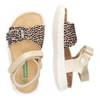 Bree Beach Sandalen Meisjes Goud Print