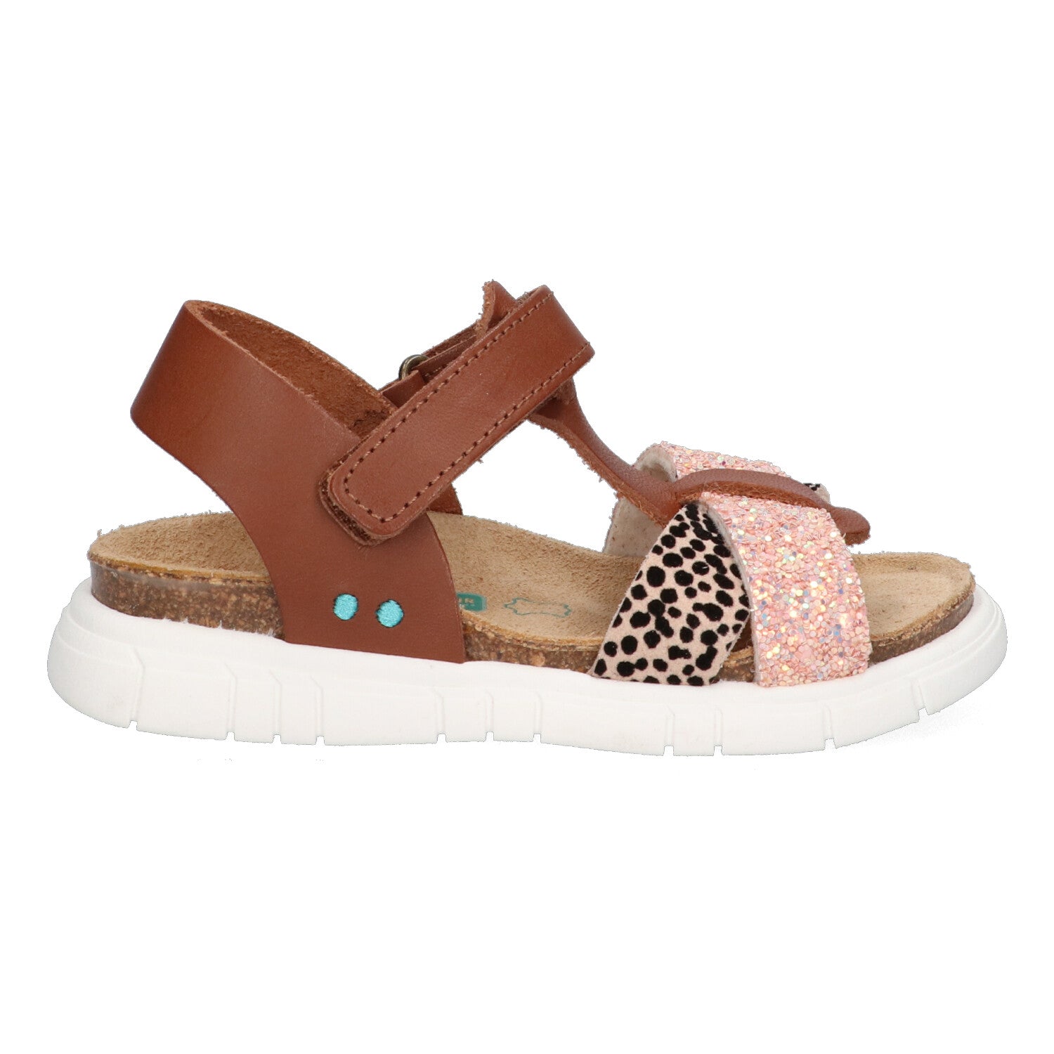 Brenda Beach Sandalen Meisjes Cognac Roze