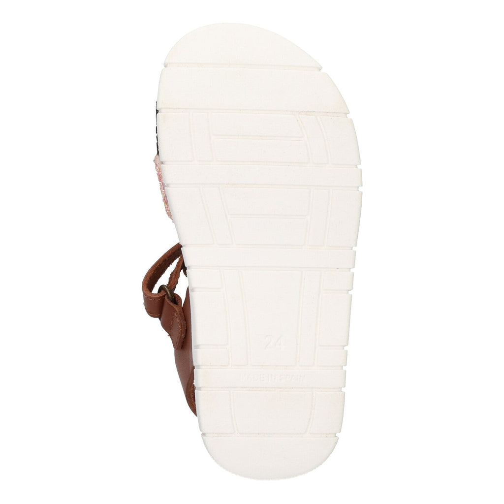 Brenda Beach Sandalen Meisjes Cognac Roze