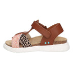 Brenda Beach Sandalen Meisjes Cognac Roze