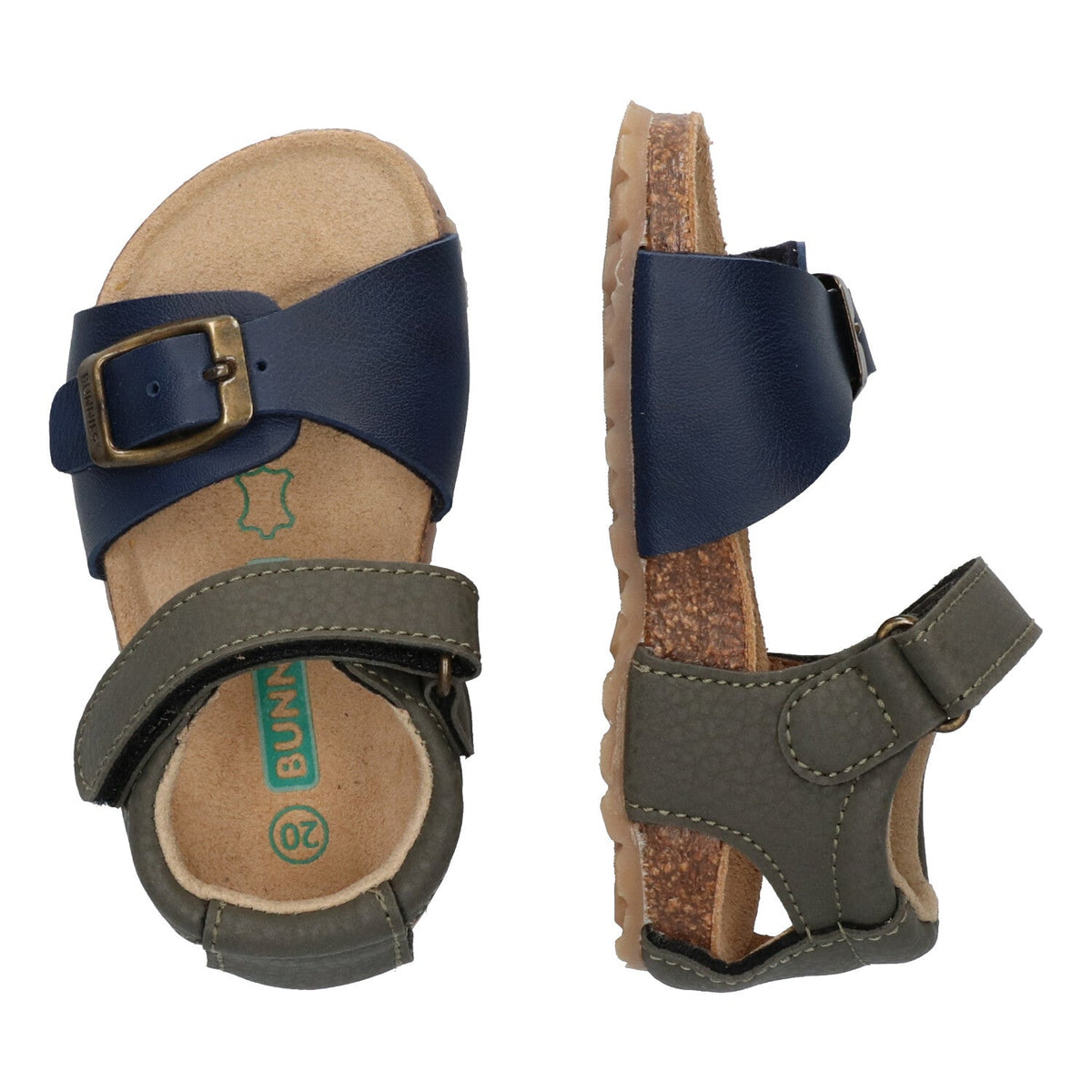 Briz Beach Sandalen Jongens Groen Blauw