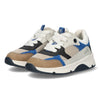 Fabian Force 224461-208 Lage Sneakers Jongens Wit Grijs Blauw