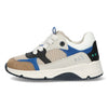 Fabian Force 224461-208 Lage Sneakers Jongens Wit Grijs Blauw