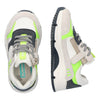 Fabian Force 224461-501 Lage Sneakers Jongens Grijs Geel Wit