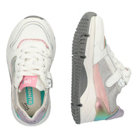 BunniesJR Fenna Force lage sneakers meisjes wit roze