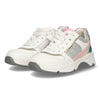 BunniesJR Fenna Force lage sneakers meisjes wit roze