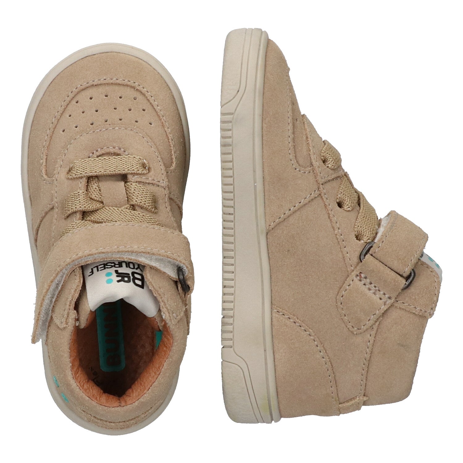 Mave Mallow Hoge Sneakers Meisjes Taupe