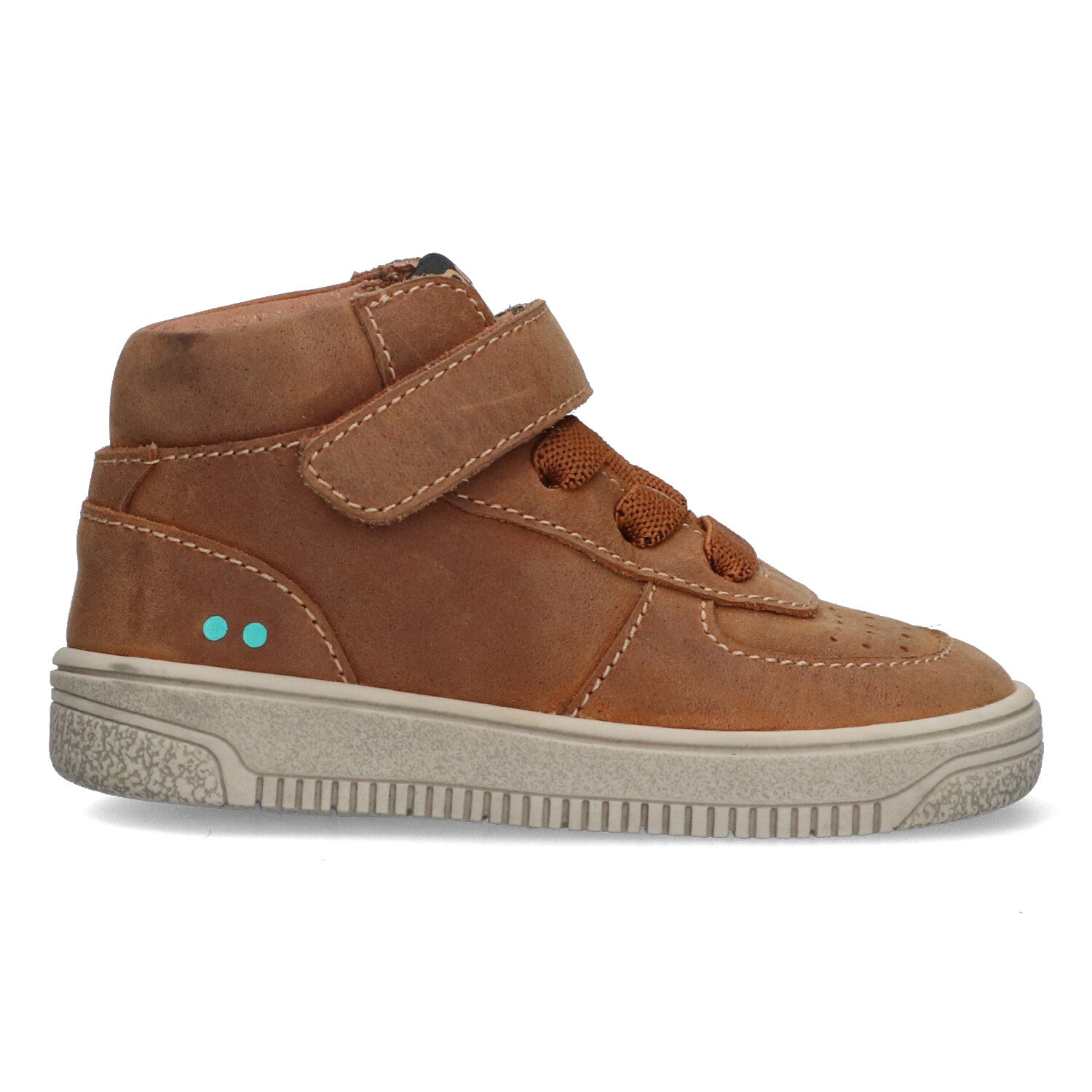 Mave Mallow Hoge Sneakers Jongens Bruin