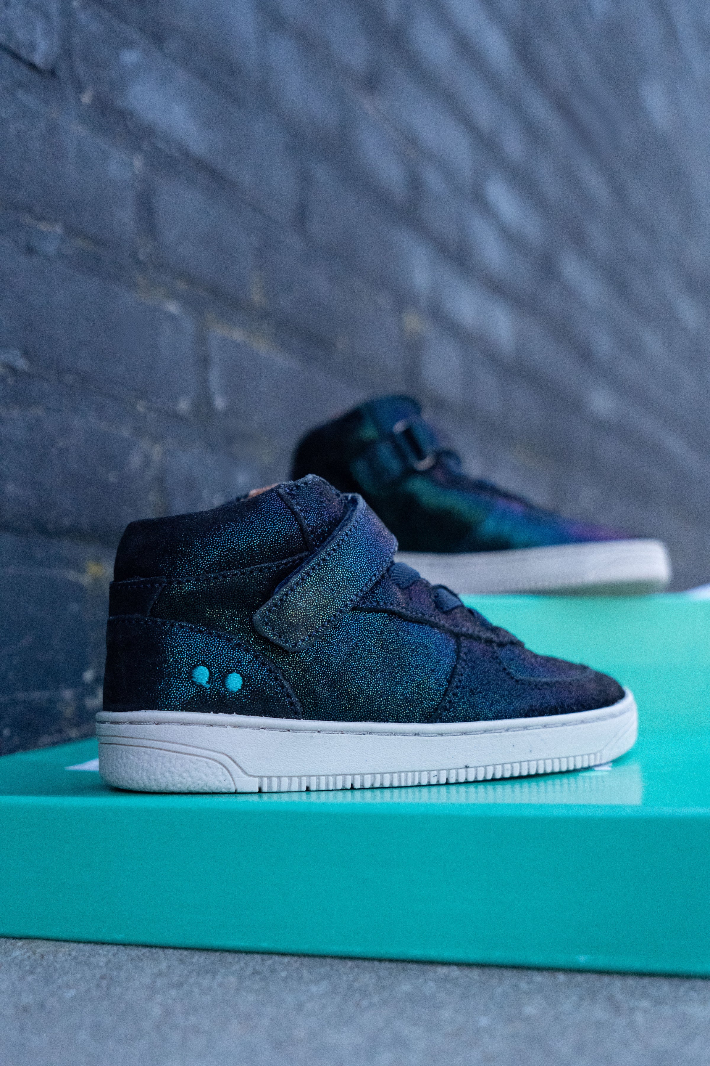 Mave Mallow Hoge Sneakers Meisjes Blauw