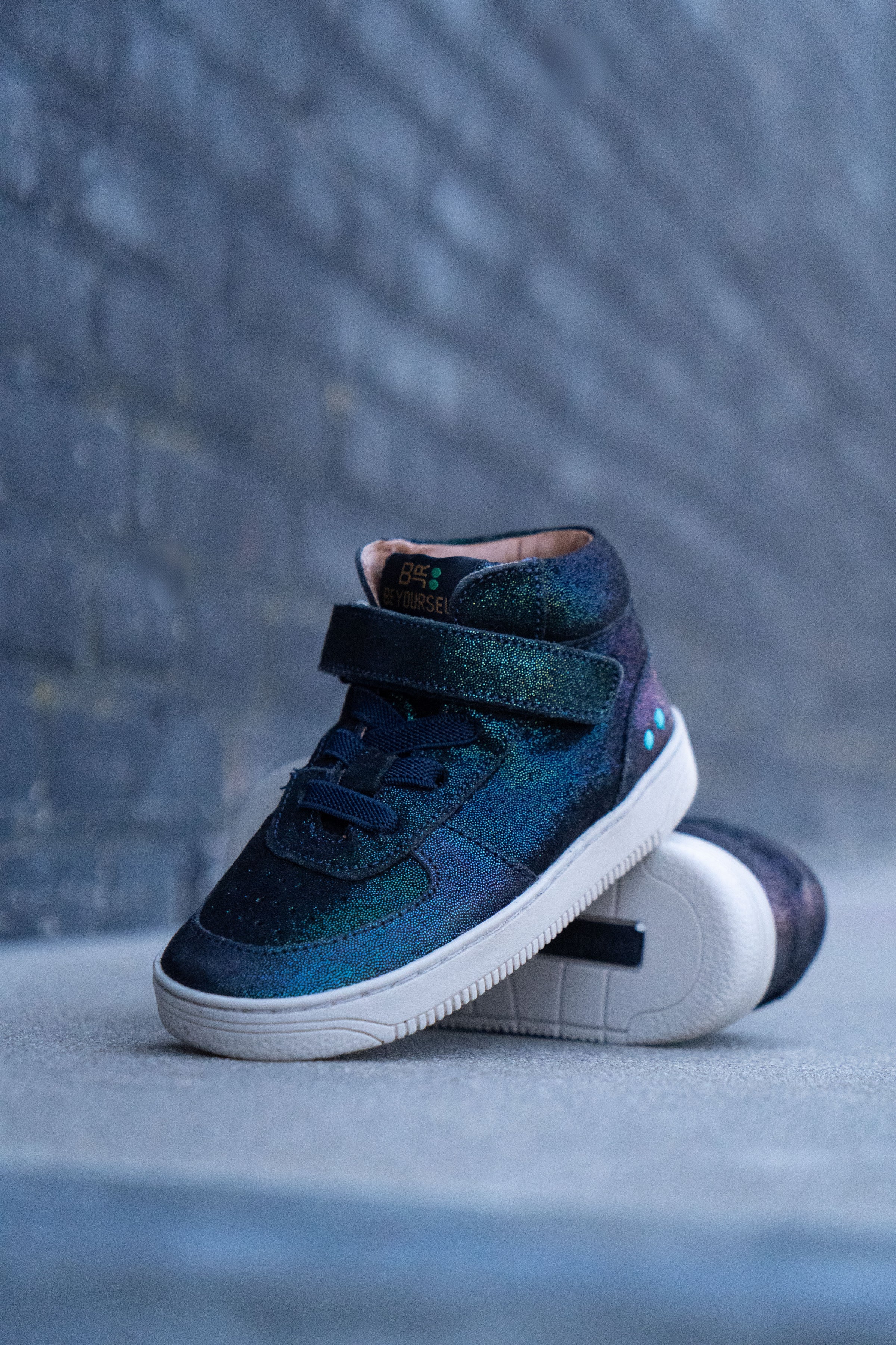 Mave Mallow Hoge Sneakers Meisjes Blauw