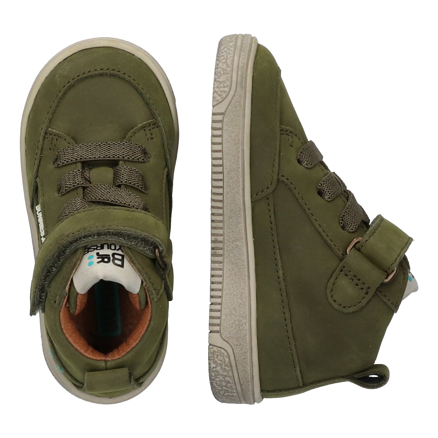 BunniesJR Hoge Sneakers Jongens Groen