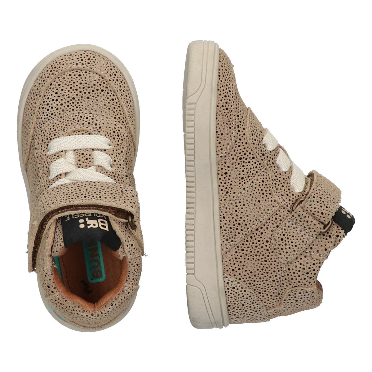 Mika Mellow Hoge Sneakers Meisjes Taupe