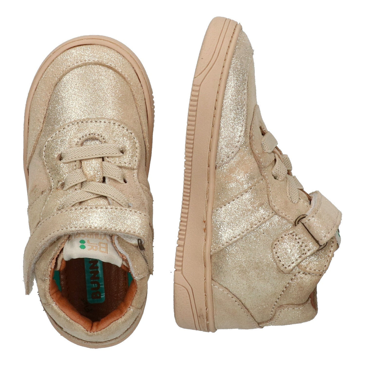 Mika Mellow Hoge Sneakers Meisjes Goud