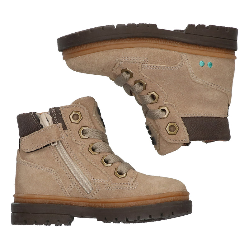 BunniesJR Biker Boots Jongens Taupe