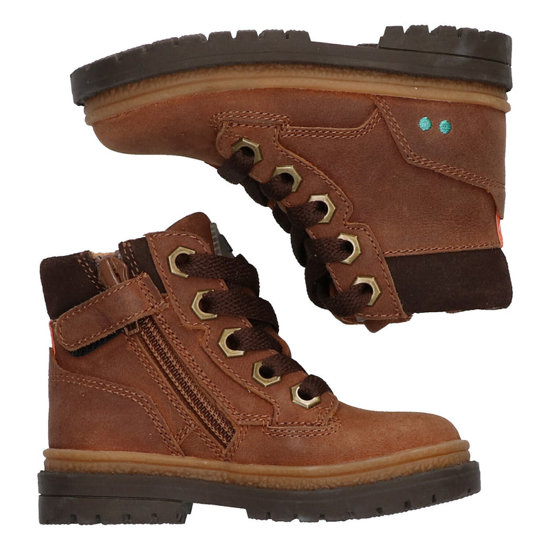 BunniesJR Biker Boots Jongens Bruin