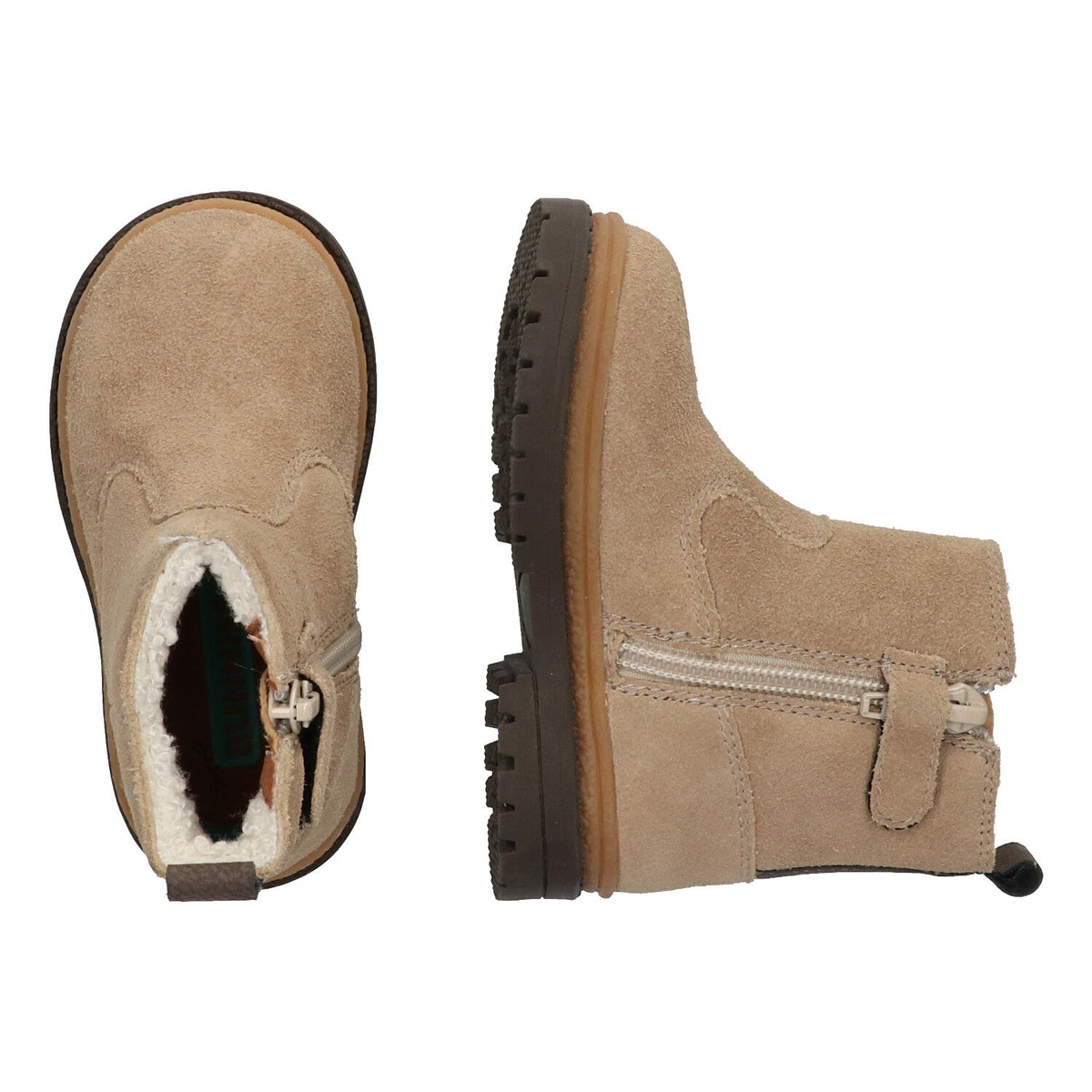BunniesJR Biker Boots Jongens Taupe