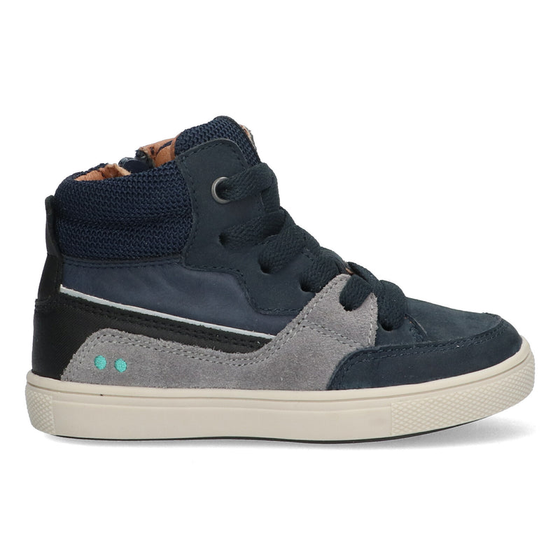 BunniesJR Hoge Sneakers Jongens Blauw