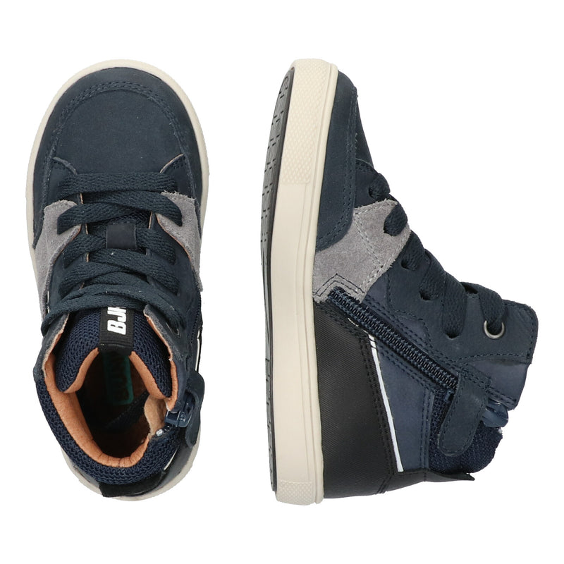 BunniesJR Hoge Sneakers Jongens Blauw