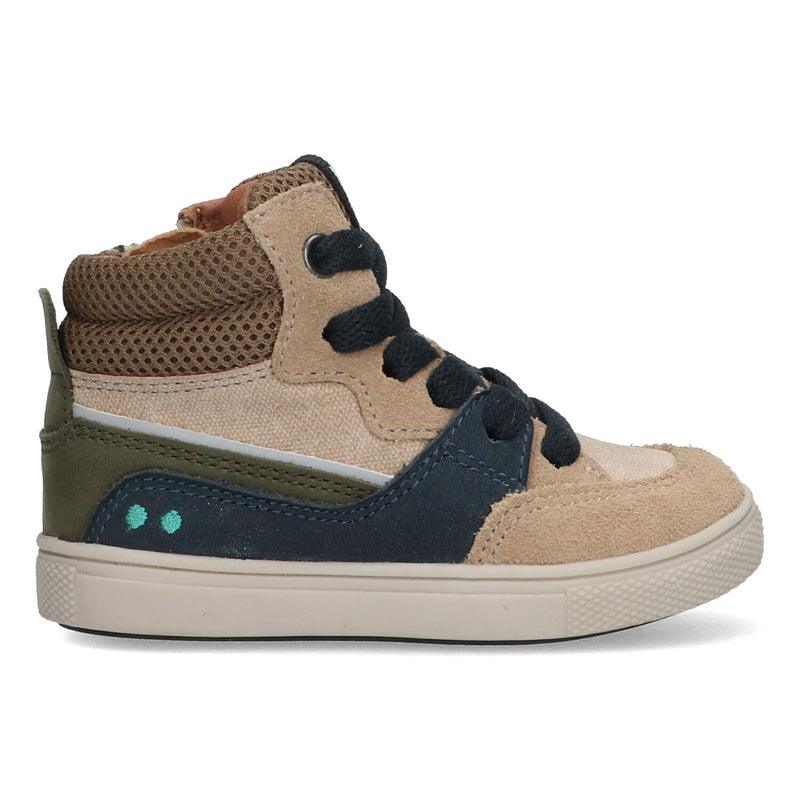 BunniesJR Hoge Sneakers Jongens Taupe