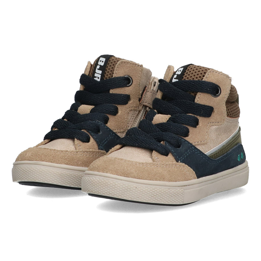 BunniesJR Hoge Sneakers Jongens Taupe