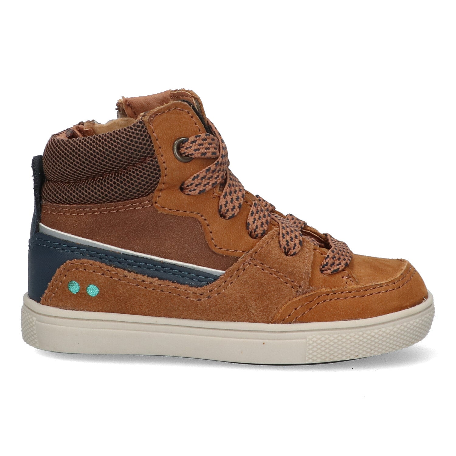 NICENESS 24AW LOWE.H.H – PETIT BROWN Liv Louw Hoge Sneakers Jongens Bruin – BunniesJR