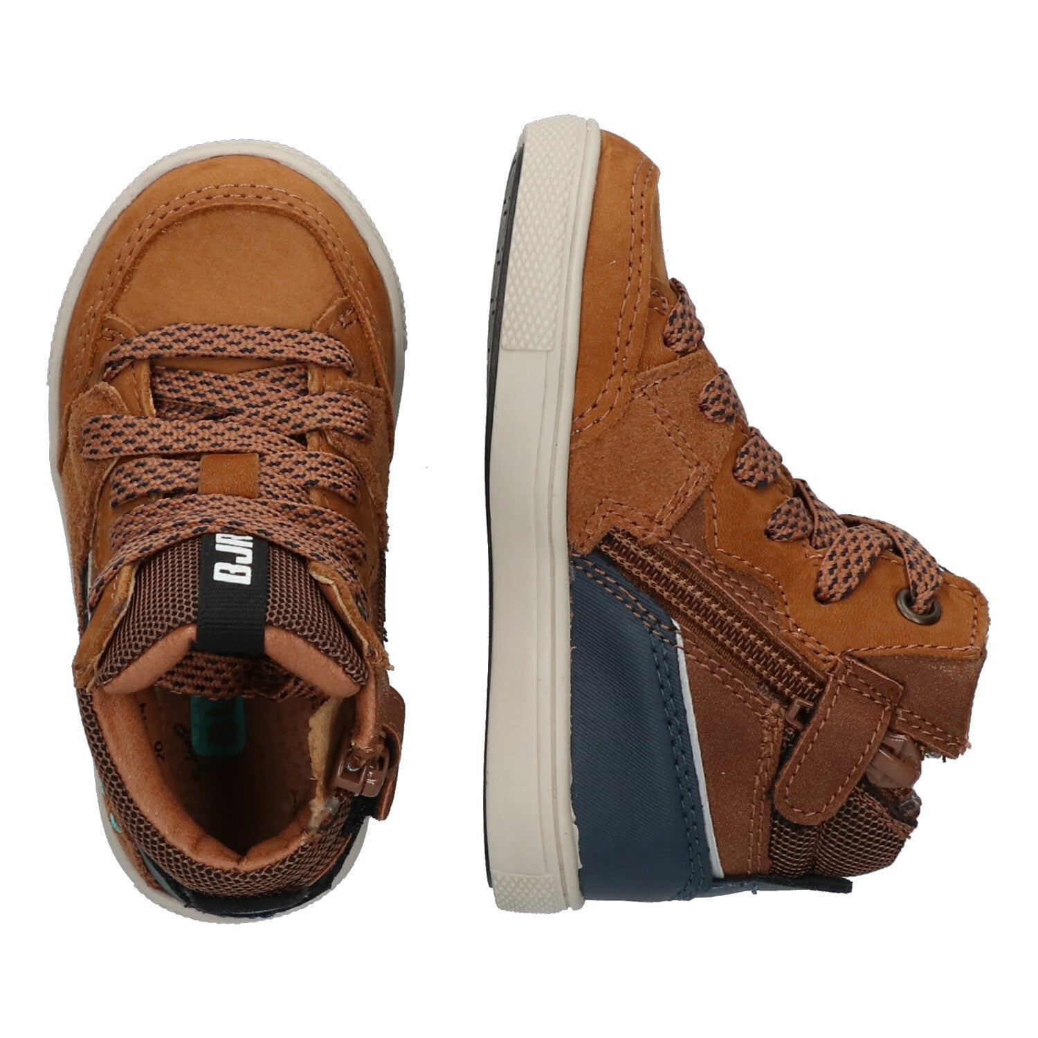 BunniesJR Hoge Sneakers Jongens Bruin